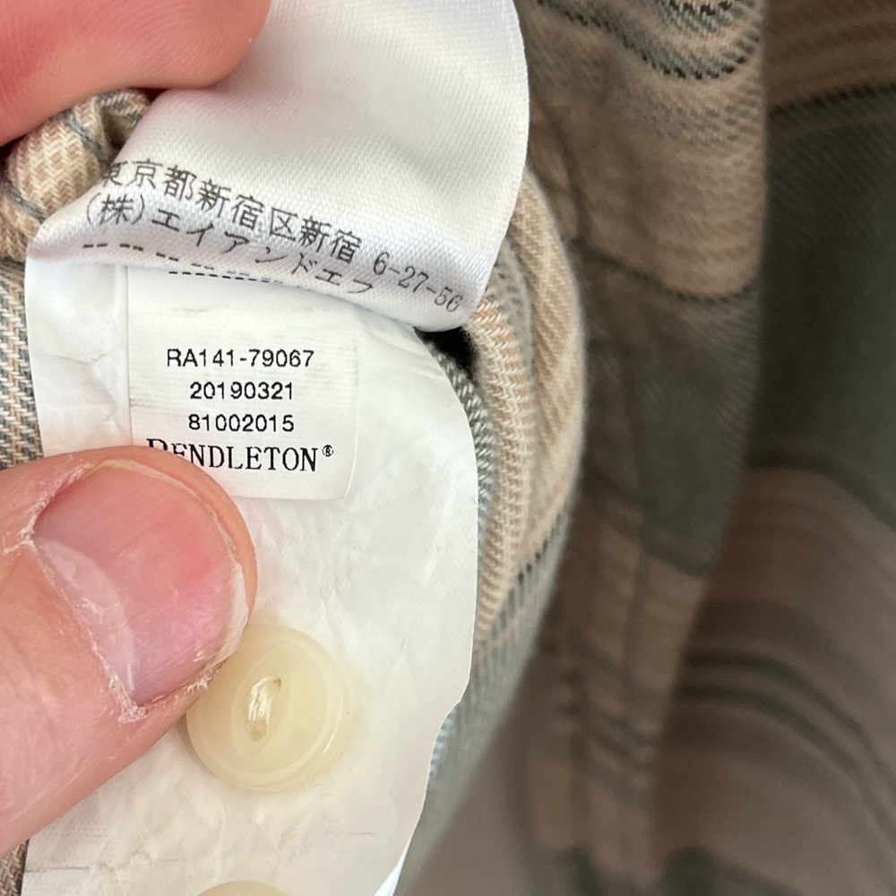 Pendleton Striped Button Up - Picture 5 of 6